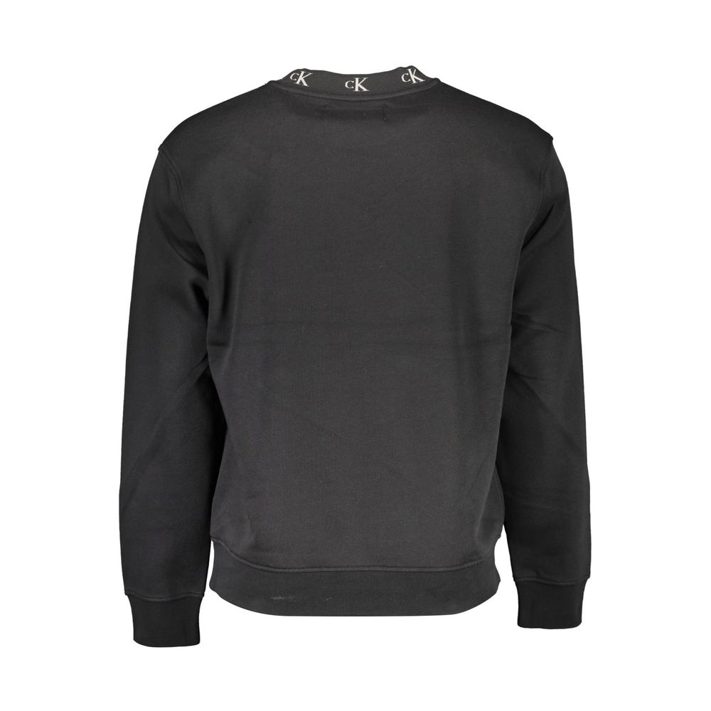 Jersey Negro Algodón Hombre