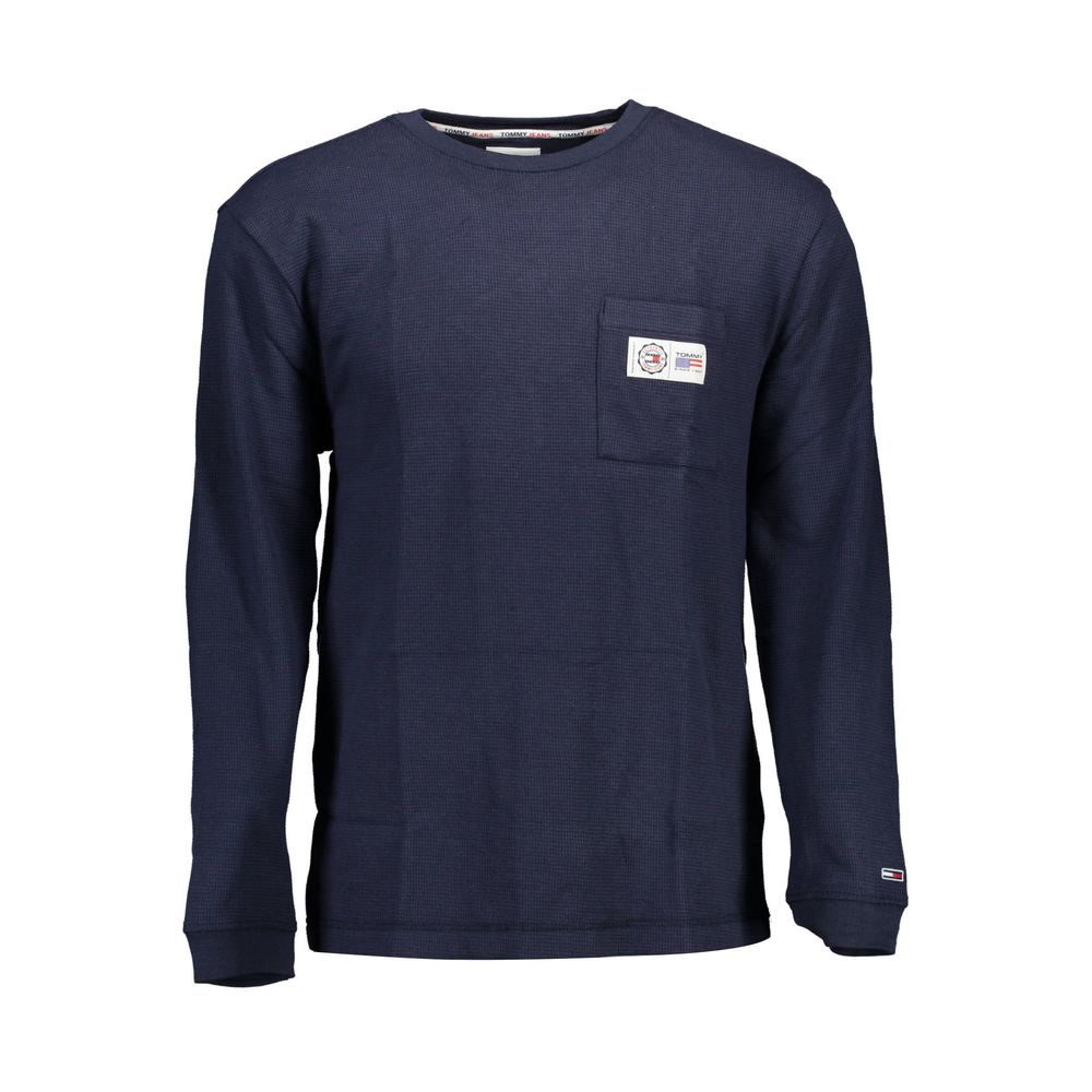 Jersey azul de algodón para hombre