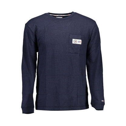 Jersey azul de algodón para hombre