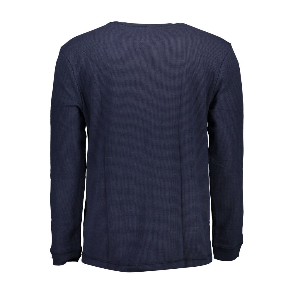 Jersey azul de algodón para hombre