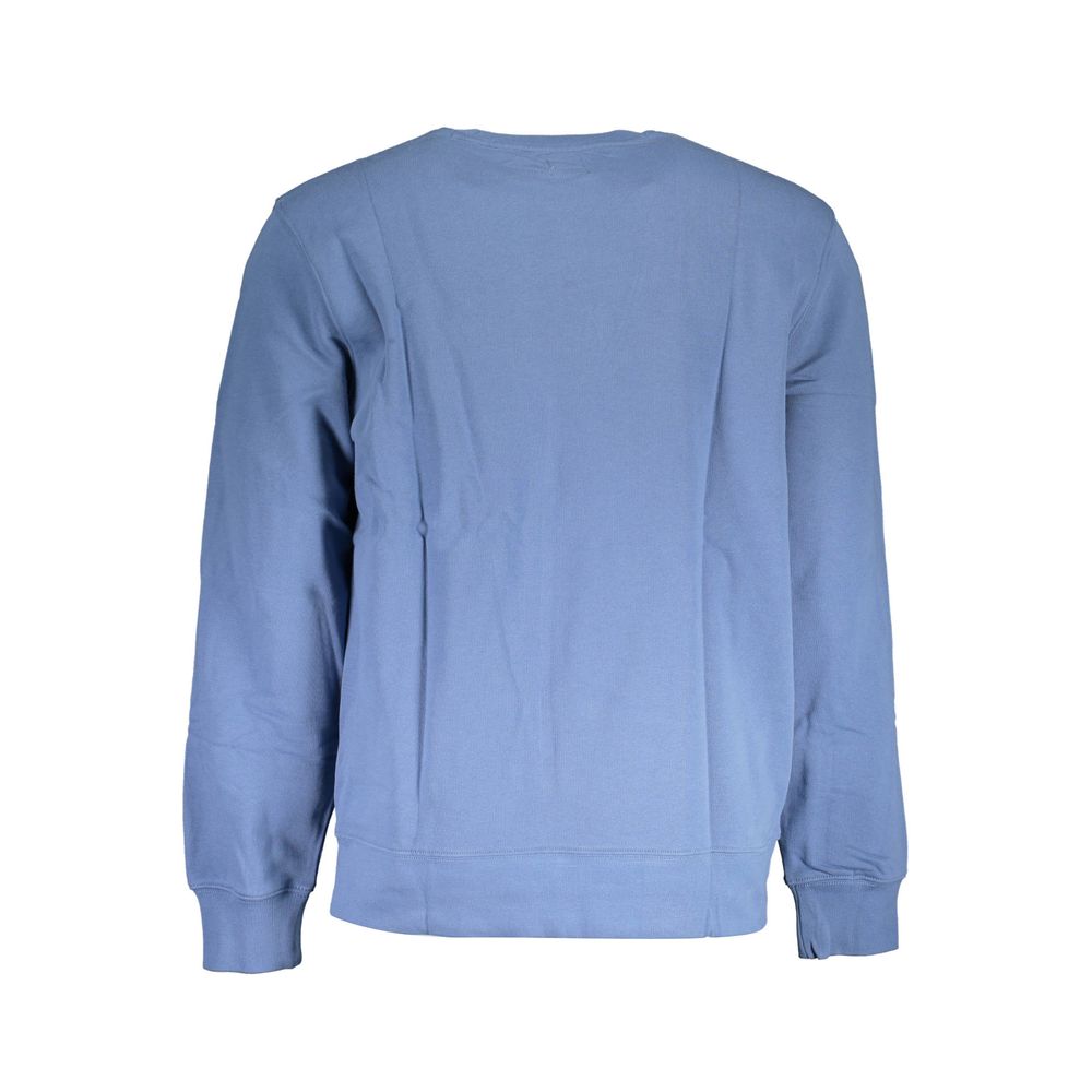 Jersey azul de algodón para hombre