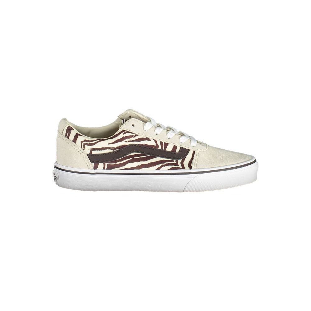 Sneaker Mujer Piel Beige