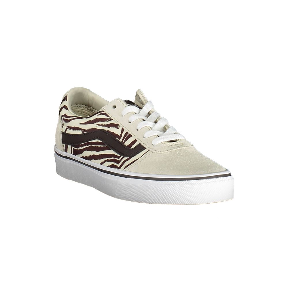 Sneaker Mujer Piel Beige
