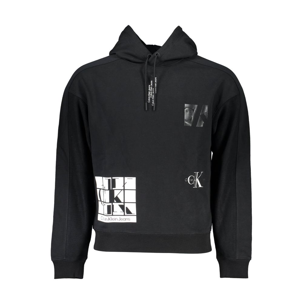 Jersey Negro Algodón Hombre