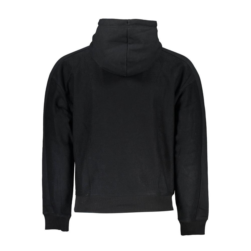 Jersey Negro Algodón Hombre