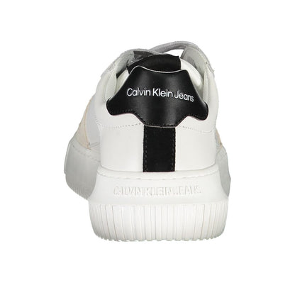 Zapatilla blanca de poliéster