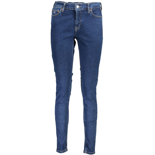 Pantalones y vaqueros de algodón azules