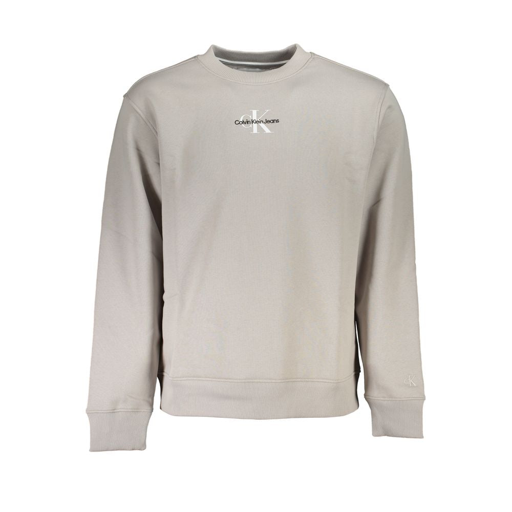 Elegante sudadera polar con cuello redondo