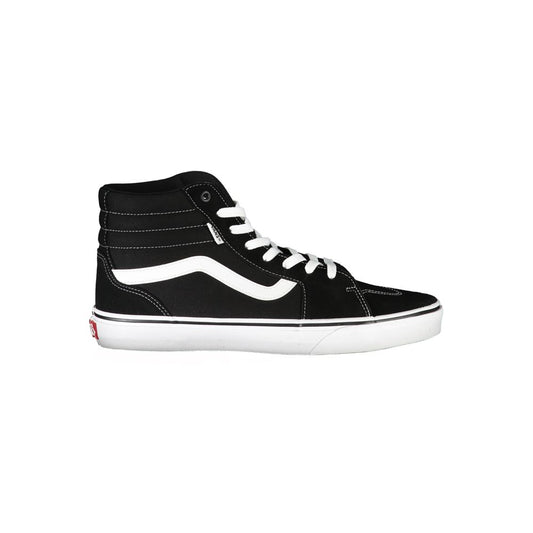 Black Polyester Sneaker