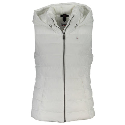 Chaqueta blanca de poliéster para mujer