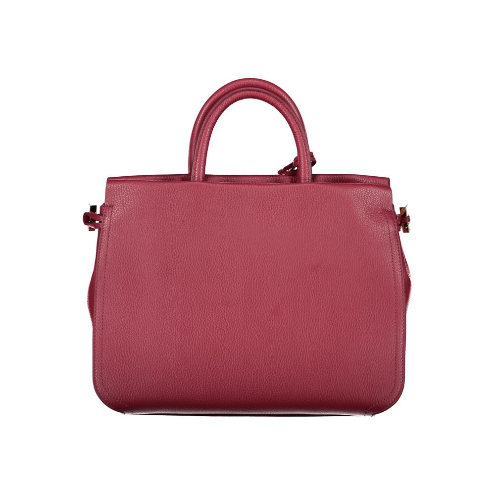 Bolso de piel rojo