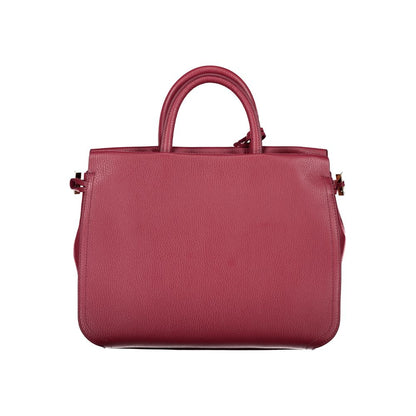 Bolso de piel rojo