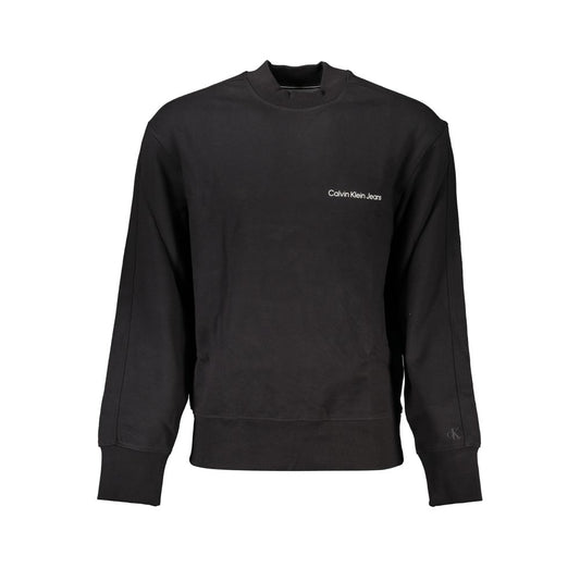 Elegante sudadera de algodón con cuello redondo