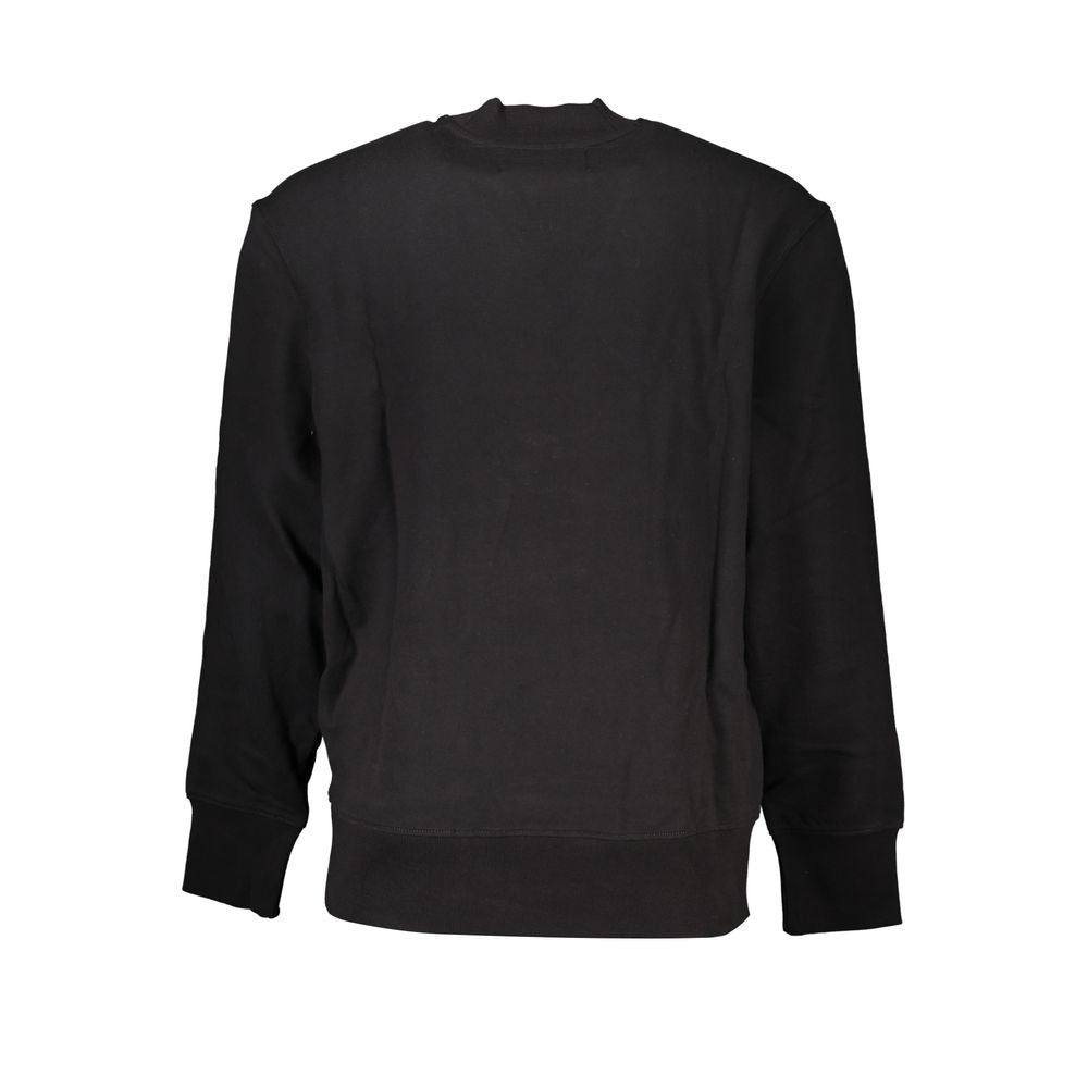 Elegante sudadera de algodón con cuello redondo