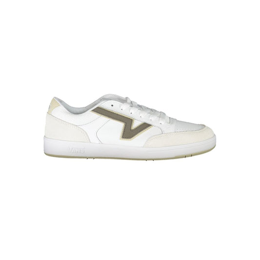 White Polyester Sneaker