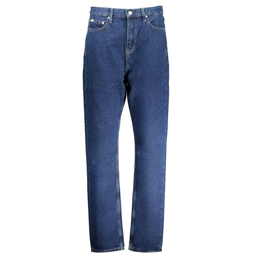 Pantalones y vaqueros de algodón azules