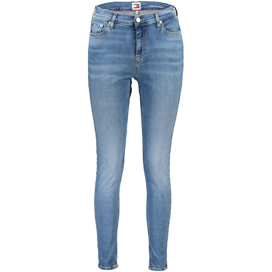 Pantalones y vaqueros de algodón azules