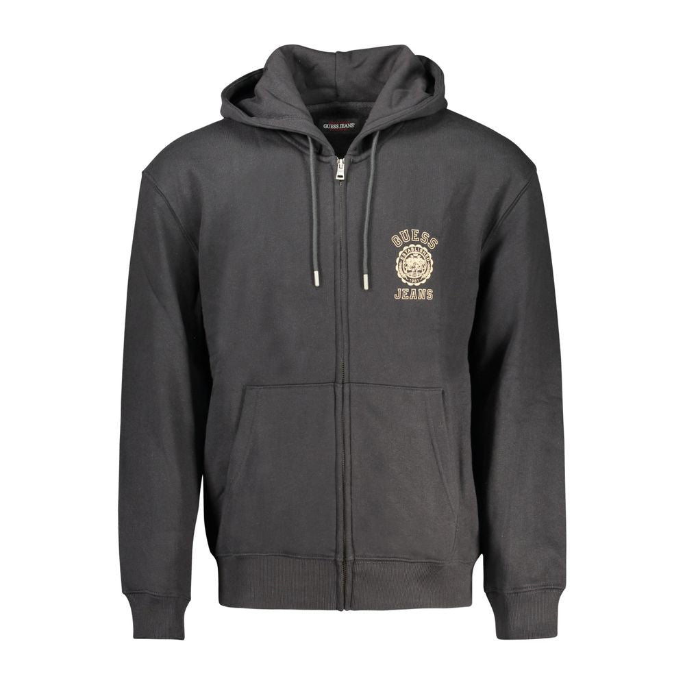 Jersey Negro Algodón Hombre