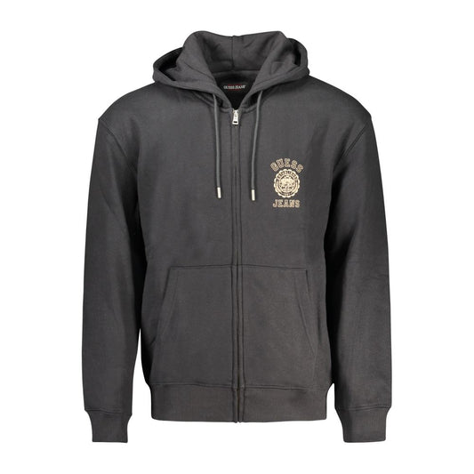 Jersey Negro Algodón Hombre