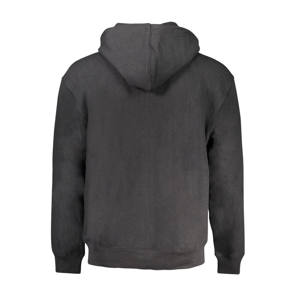 Jersey Negro Algodón Hombre