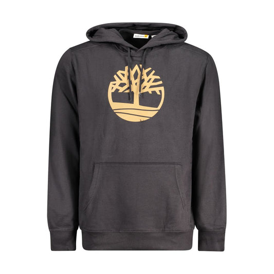 Black Cotton Men Sweater