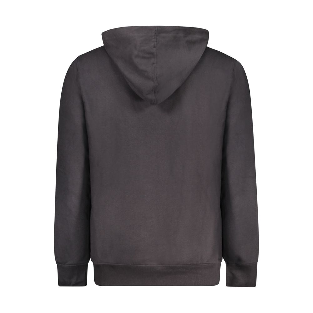 Black Cotton Men Sweater