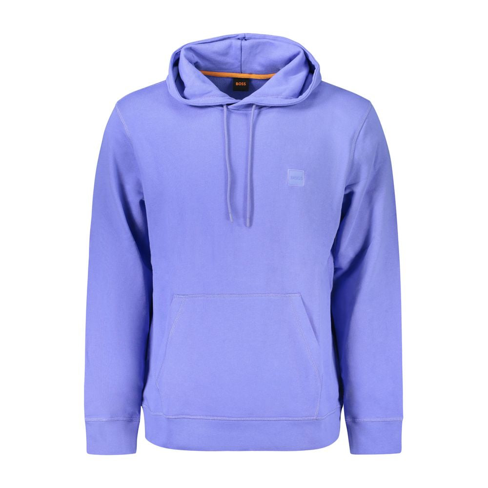Jersey azul de algodón para hombre