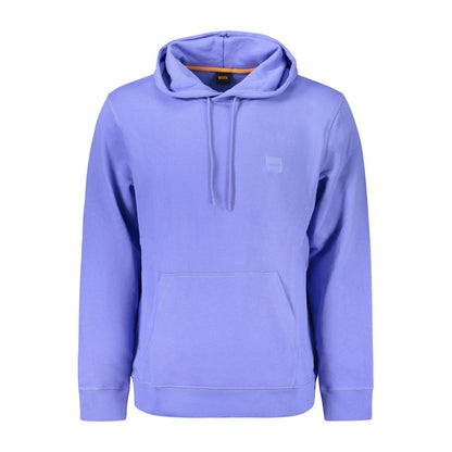 Jersey azul de algodón para hombre