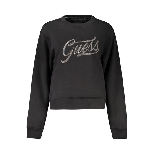 Black Cotton Women Sweater