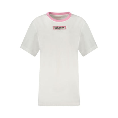 White Cotton Women Top