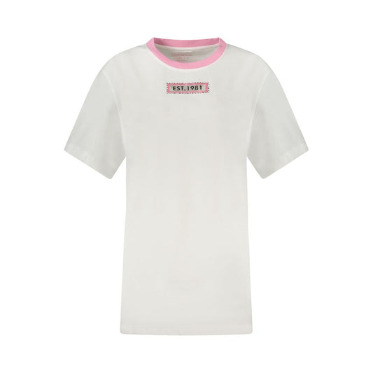 White Cotton Women Top