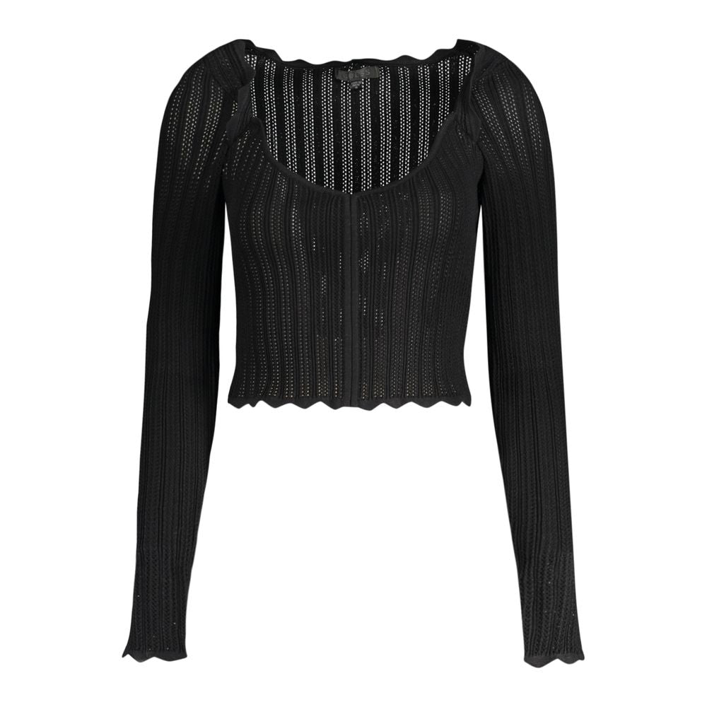 Jersey Viscosa Negro Mujer