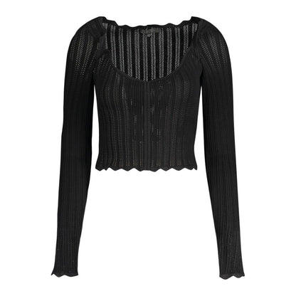 Jersey Viscosa Negro Mujer