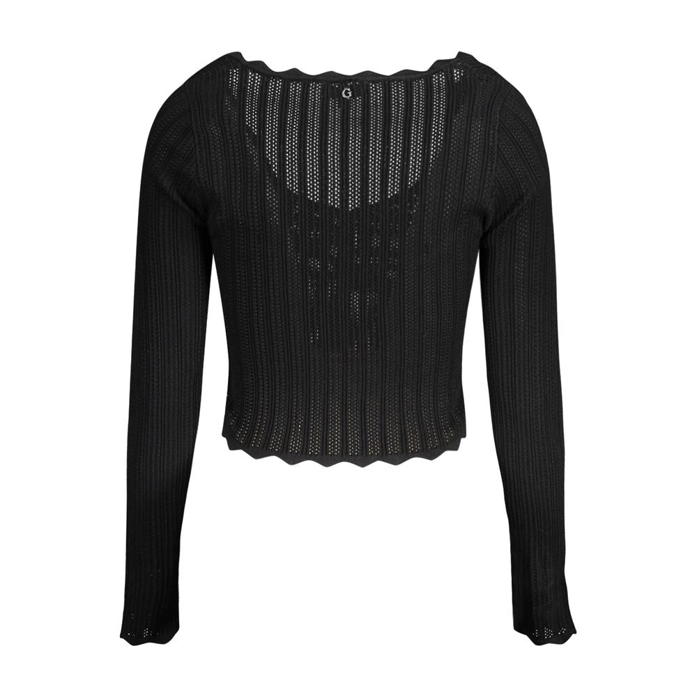Jersey Viscosa Negro Mujer