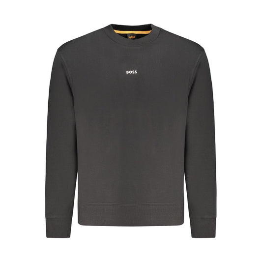 Jersey Negro Algodón Hombre