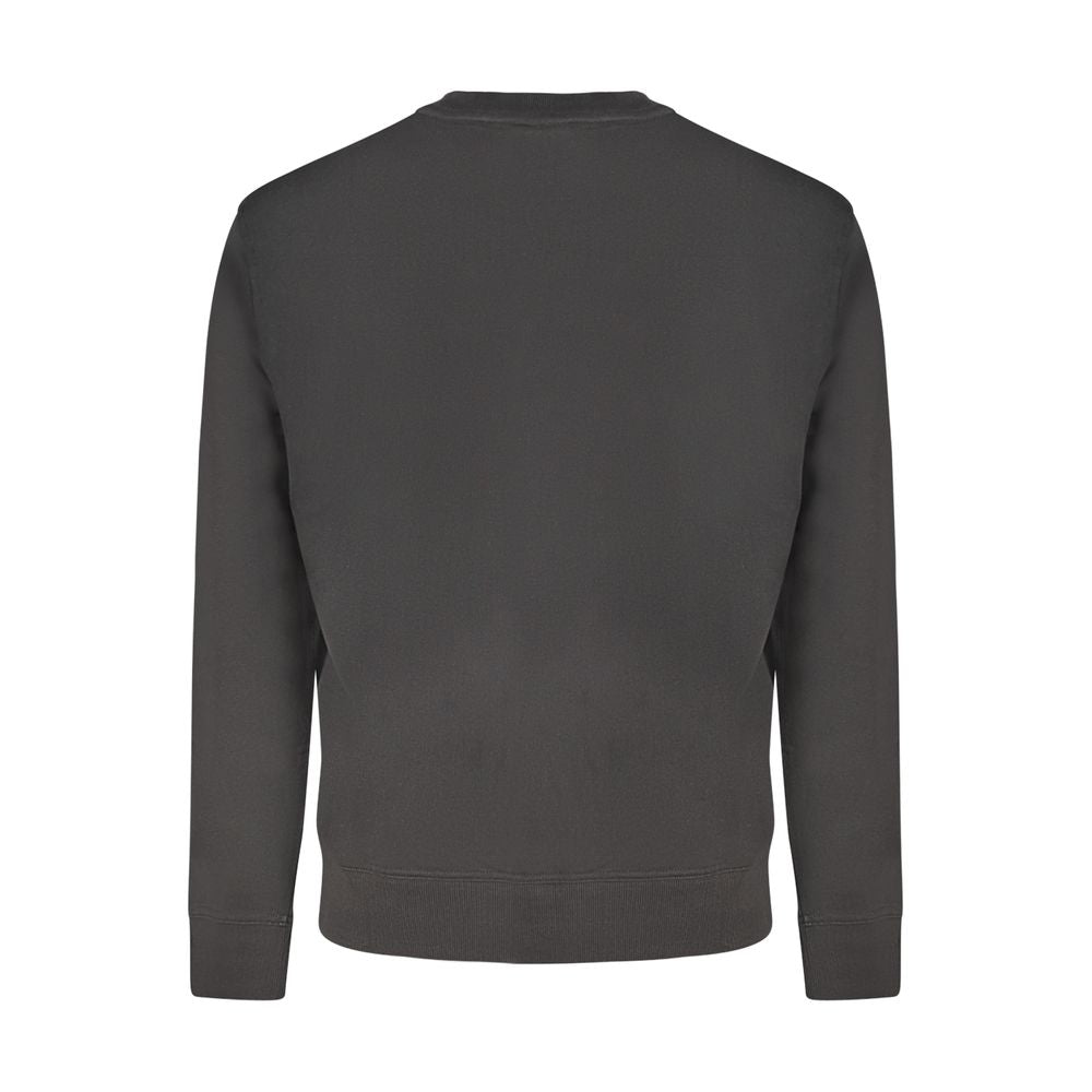 Jersey Negro Algodón Hombre