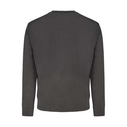 Jersey Negro Algodón Hombre