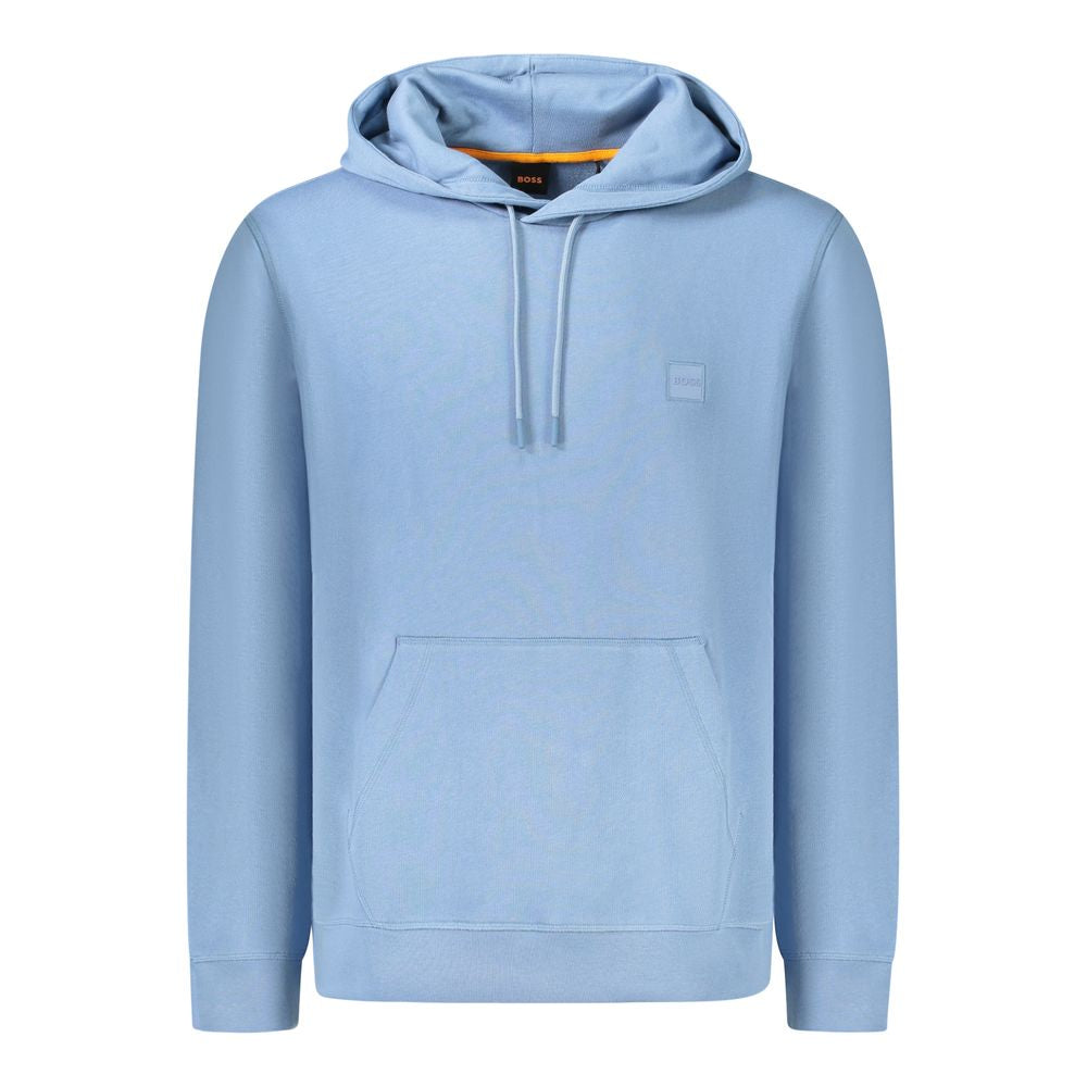 Jersey de algodón azul claro para hombre