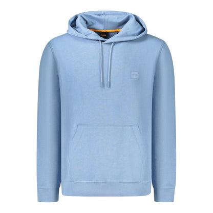 Jersey de algodón azul claro para hombre