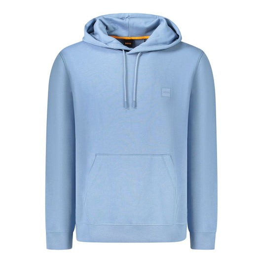 Jersey de algodón azul claro para hombre