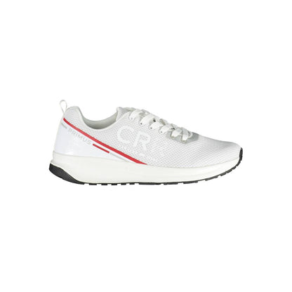 White Polyester Sneaker