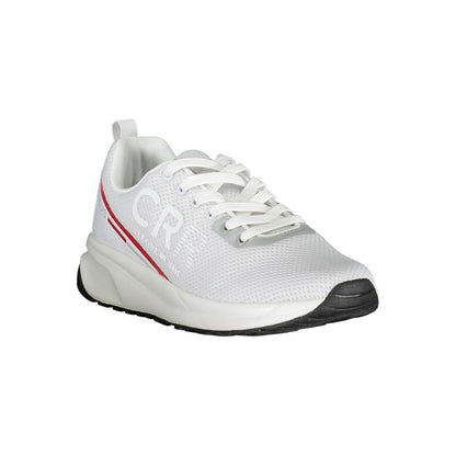 White Polyester Sneaker