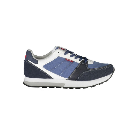 Blue Polyester Sneaker