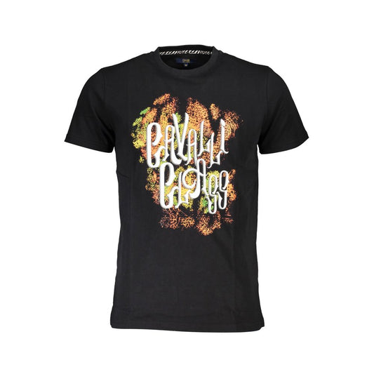 Camiseta negra de algodón