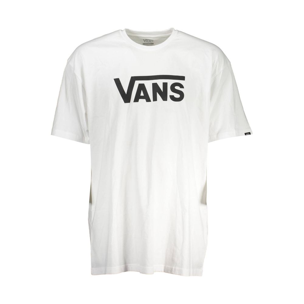 Camiseta blanca de algodón para hombre