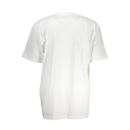 Camiseta blanca de algodón para hombre