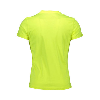 Camiseta amarilla de algodón para hombre
