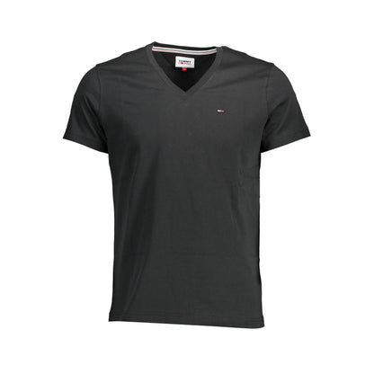 Camiseta negra de algodón