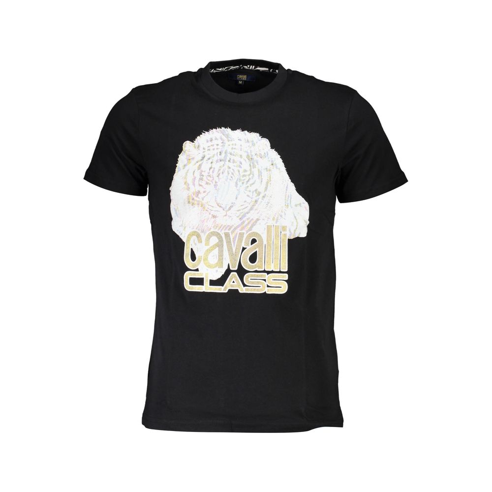 Camiseta negra de algodón