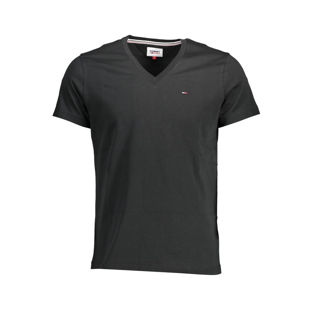 Camiseta negra de algodón